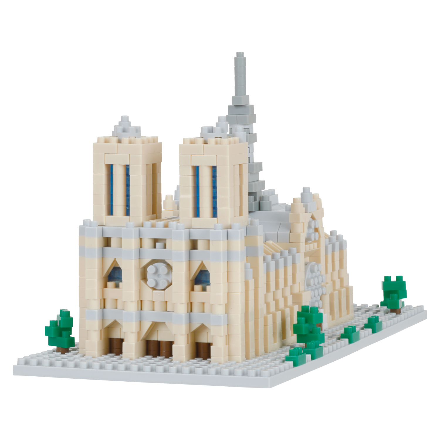 ブロック LEGO レゴ 互換 ノートルダム聖堂 パリ 世界遺産 世界の有名