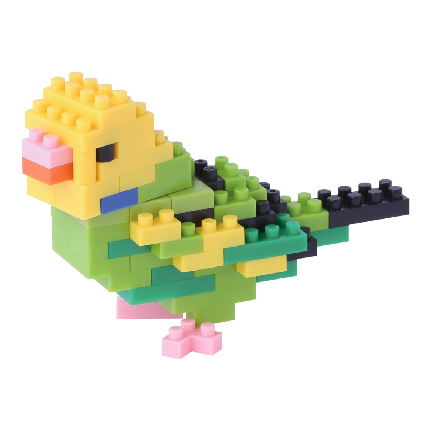 セキセイインコグリーンオパーリン | CATALOG | nanoblock® | ブランド 