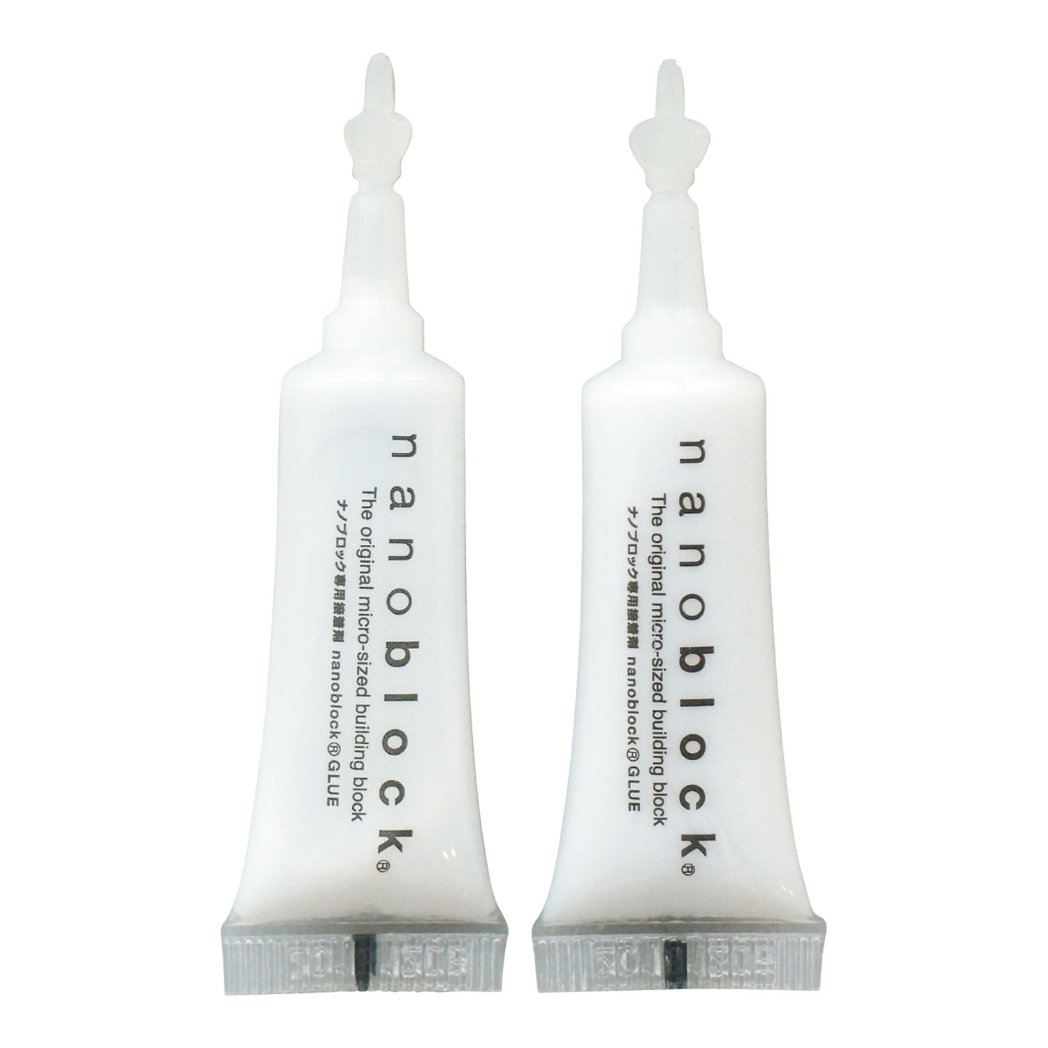 Single-use type mini-size nanoblock® glue (2 bottles) | CATALOG 