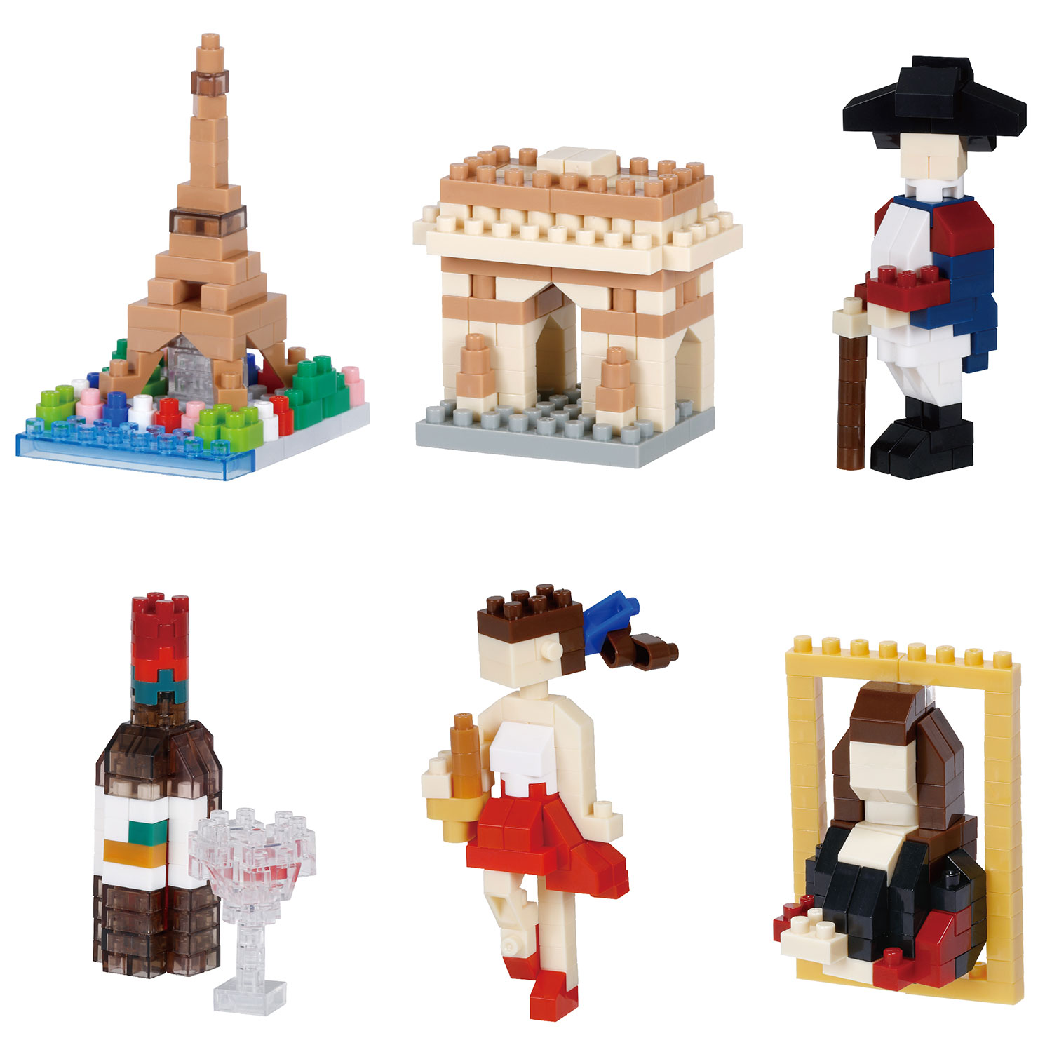 mininano FRANCE | CATALOG | nanoblock® | ブランド一覧 | Kawada Official Original  Brand Site