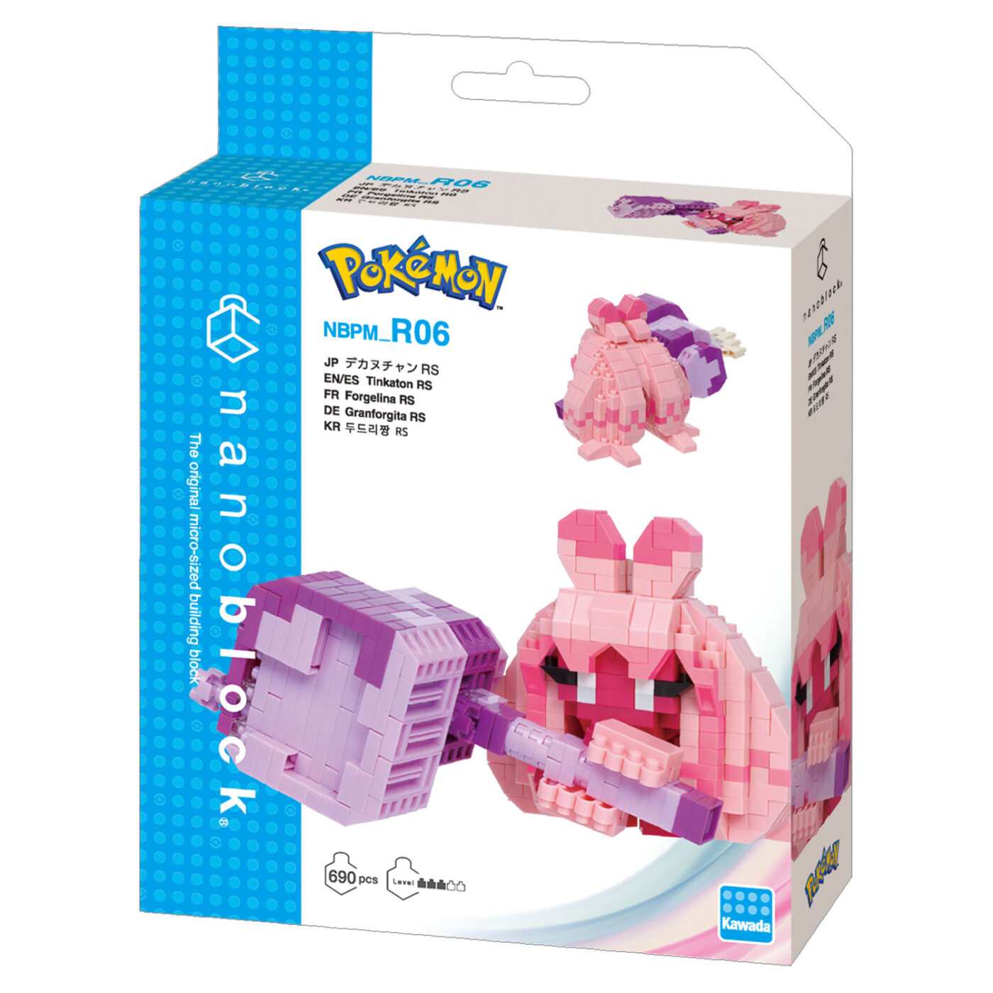 Pokémon Tinkaton RS | CATALOG | nanoblock® | ブランド一覧 | Kawada Official ...